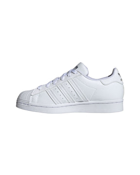 Adidas Superstar J White Glitter