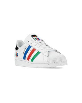 Adidas Superstar J White Multicolor