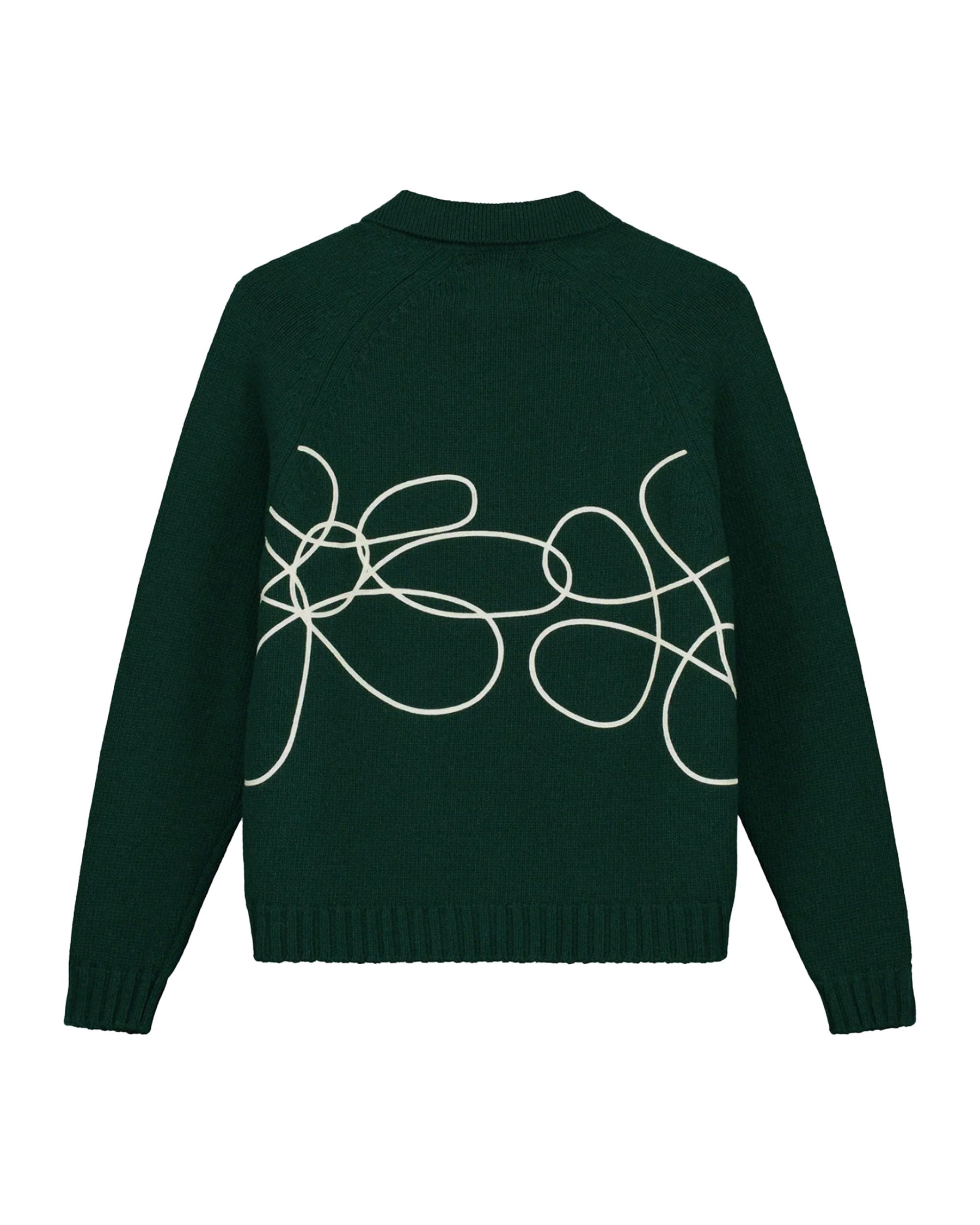 Arte Antwerp Flower Logo Knit Green