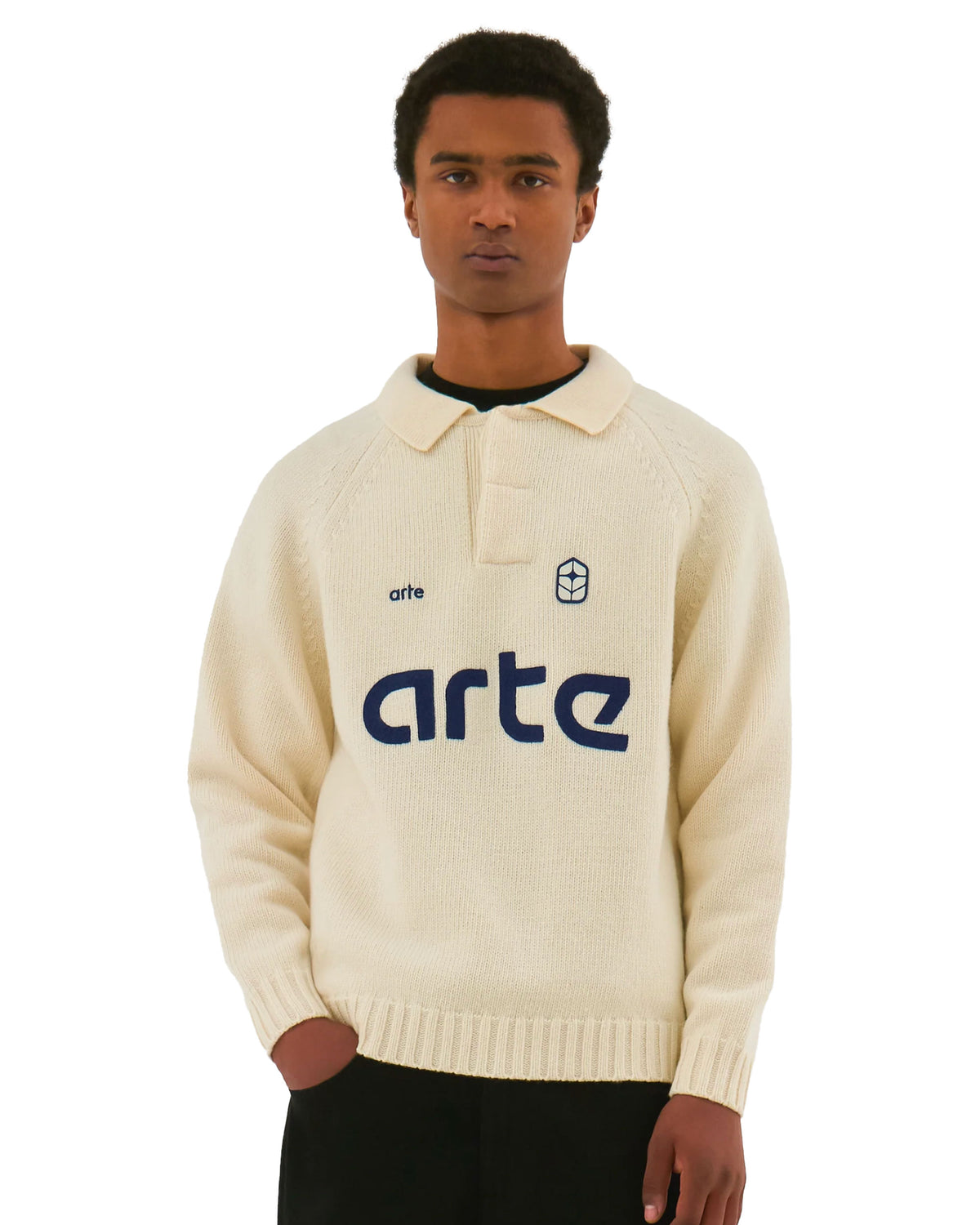 Arte Antwerp Football Knit Cream