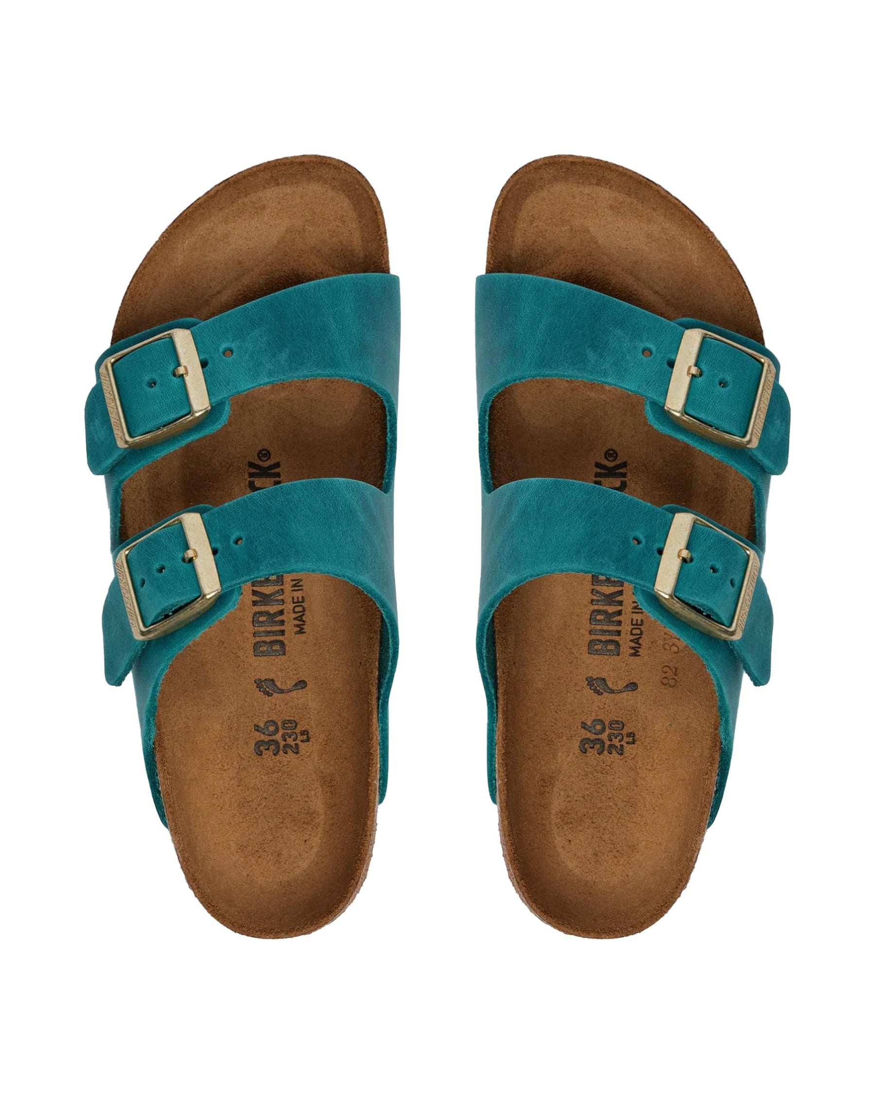 Birkenstock Arizona BS Petrol Green Slim Fit