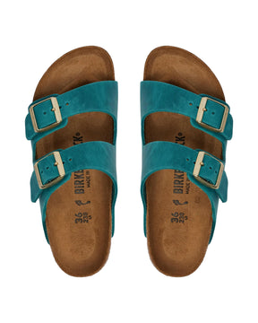 Birkenstock Arizona BS Petrol Green Slim Fit