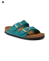 Birkenstock Arizona BS Petrol Green Slim Fit