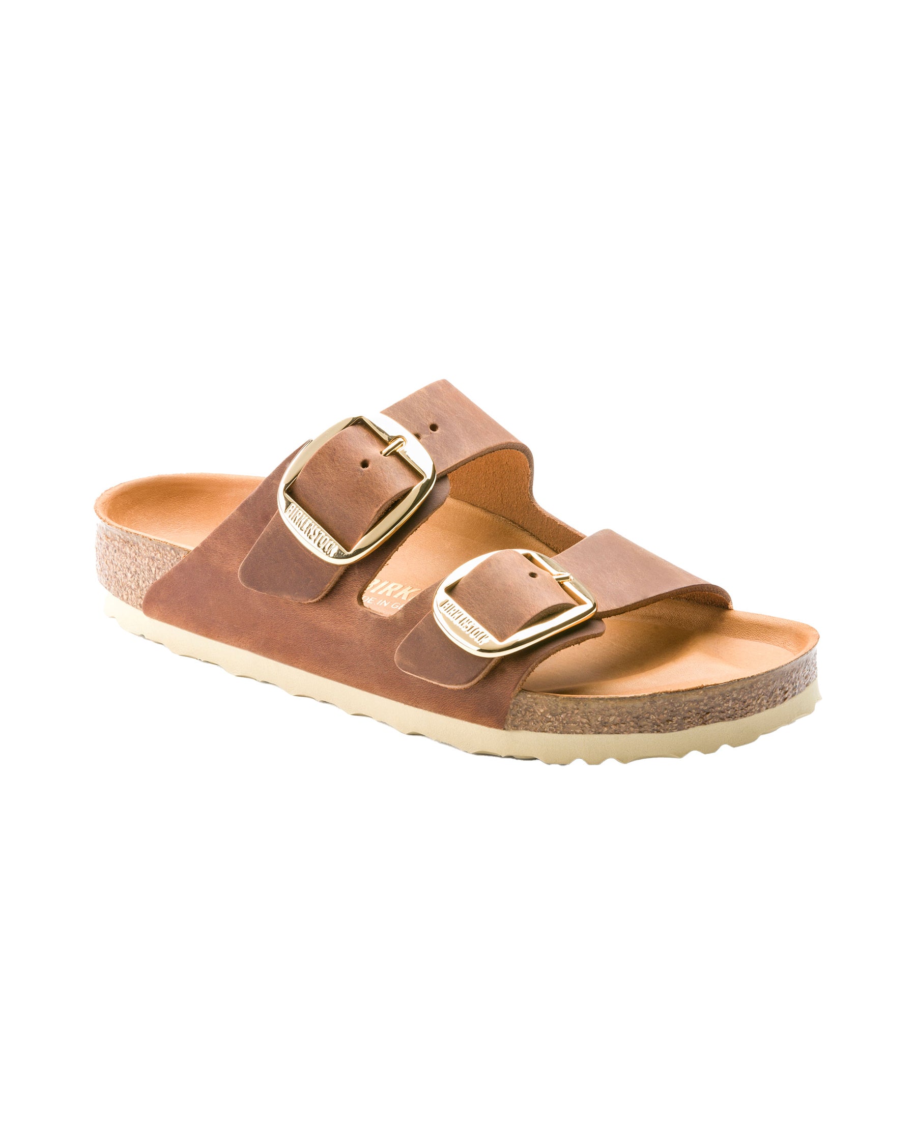 Birkenstock Arizona Big Buckle Cognac Calzata Stretta