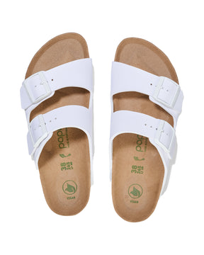 Birkenstock Arizona Pap Flex Platform White Slim Fit