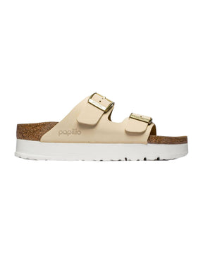 Birkenstock Arizona Platform Ecru Slim Fit