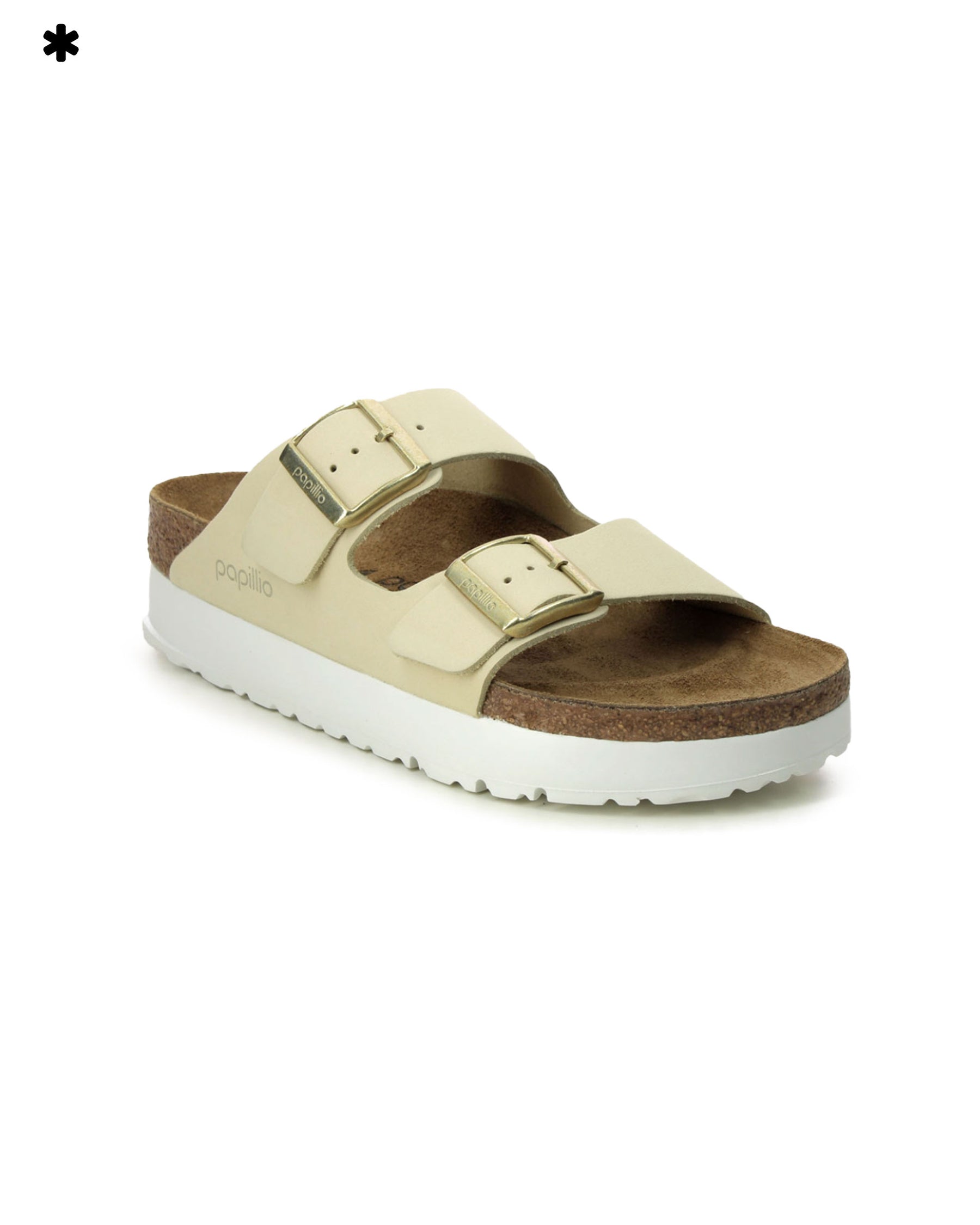 Birkenstock Arizona Platform Ecru Slim Fit