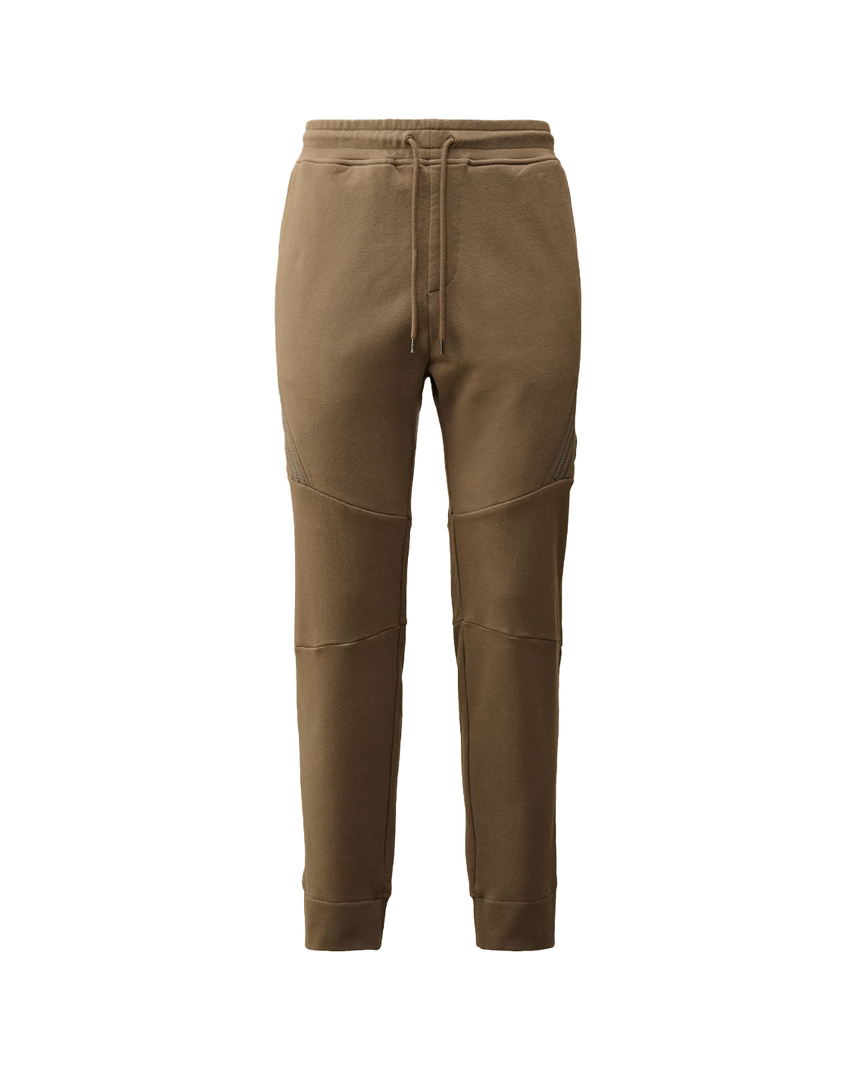 CP Company Diagonal Raised Fleece Lens Sweatpants Walnut