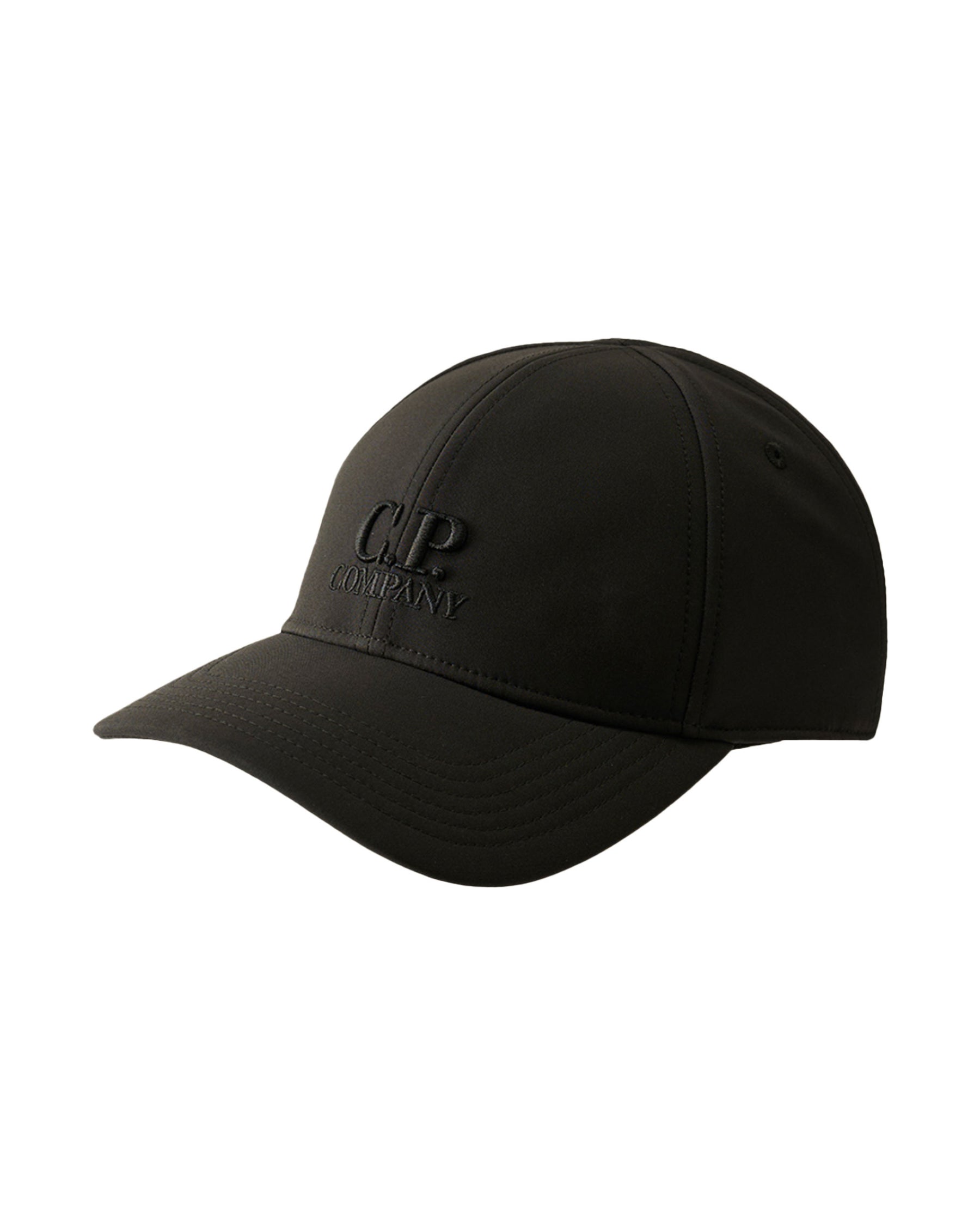 CP Company Shell-R Logo Cap Black