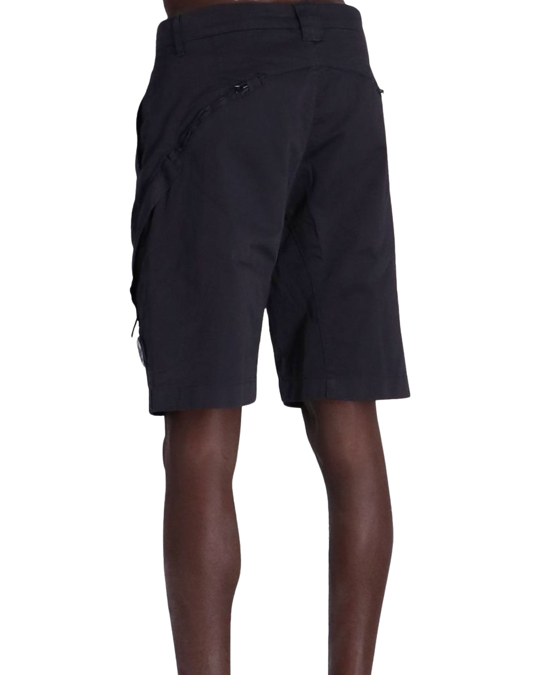 CP Company Stretch Sateen Utility Shorts Black