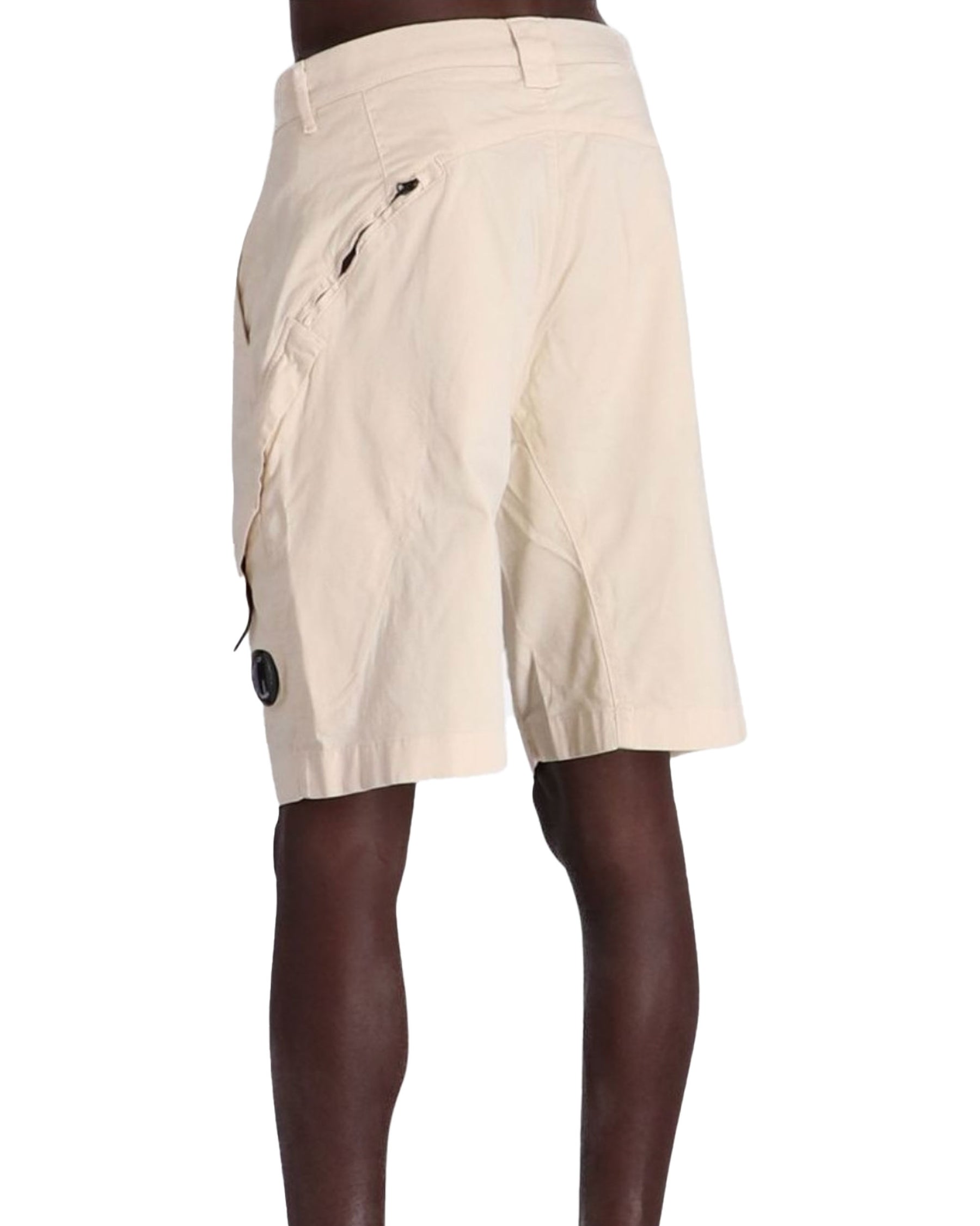 CP Company Stretch Sateen Utility Shorts Pistacchio Shell