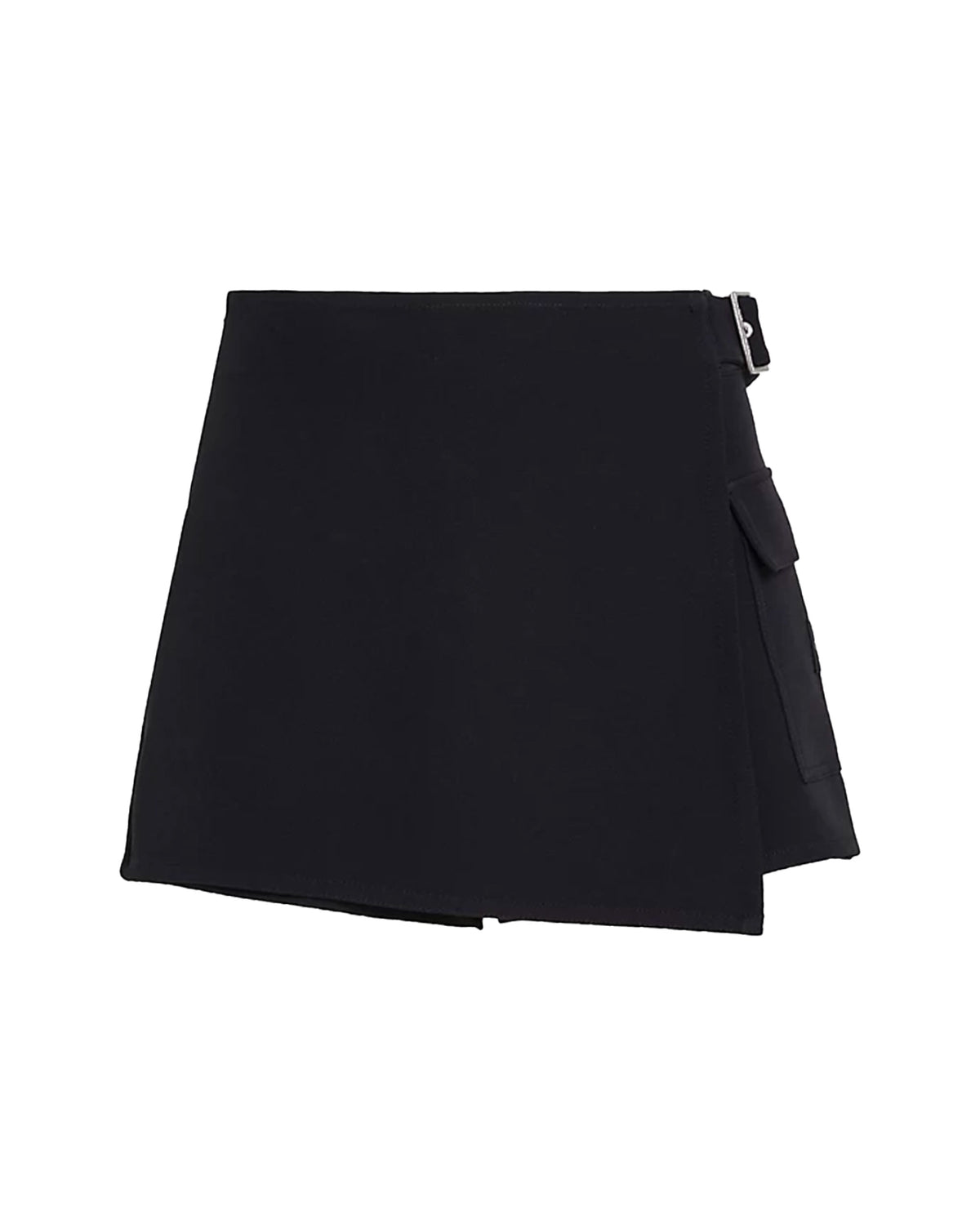 Calvin Klein Buckle Wrap Mini Short Black