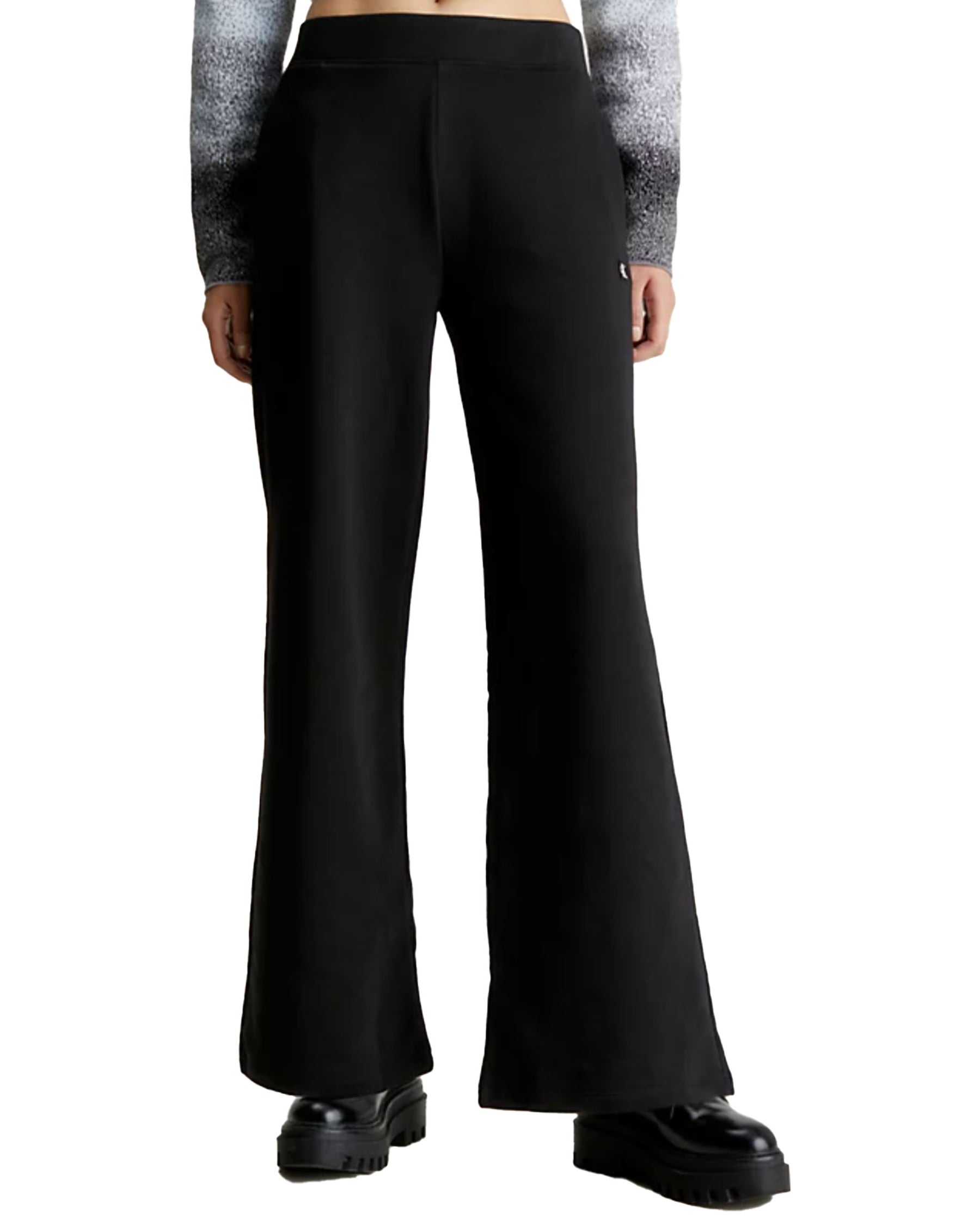 Calvin Klein Embro Badge Knit Pant Nero