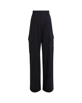 Calvin Klein High Rise Milano Utility Pants Black