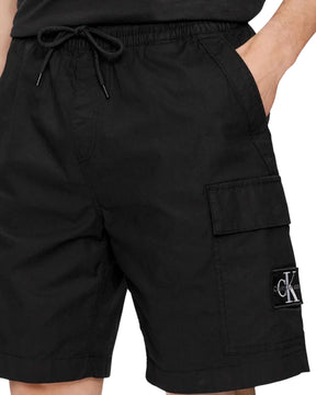 Calvin Klein Washed Cargo Short Nero