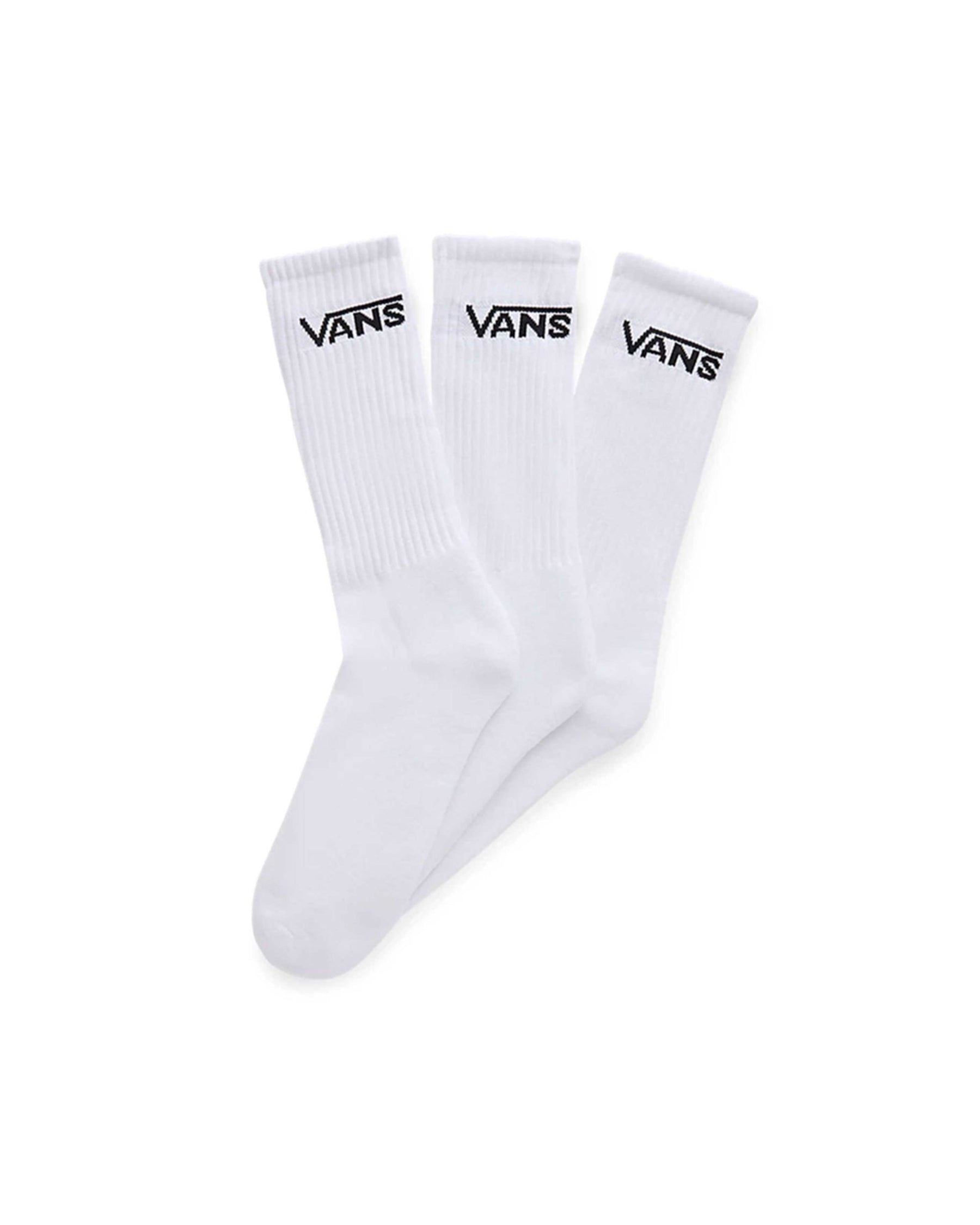 Vans Classic Crew Socks 3Pk White