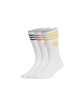 Adidas Crew Sock 3 Stripe White