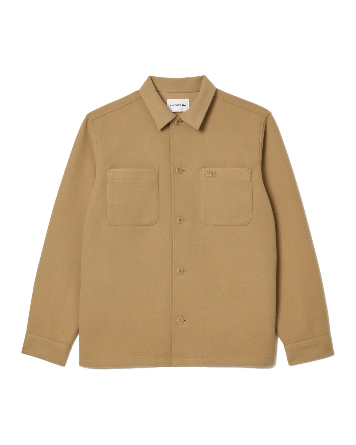 Lacoste Overshirt Oversize Beige