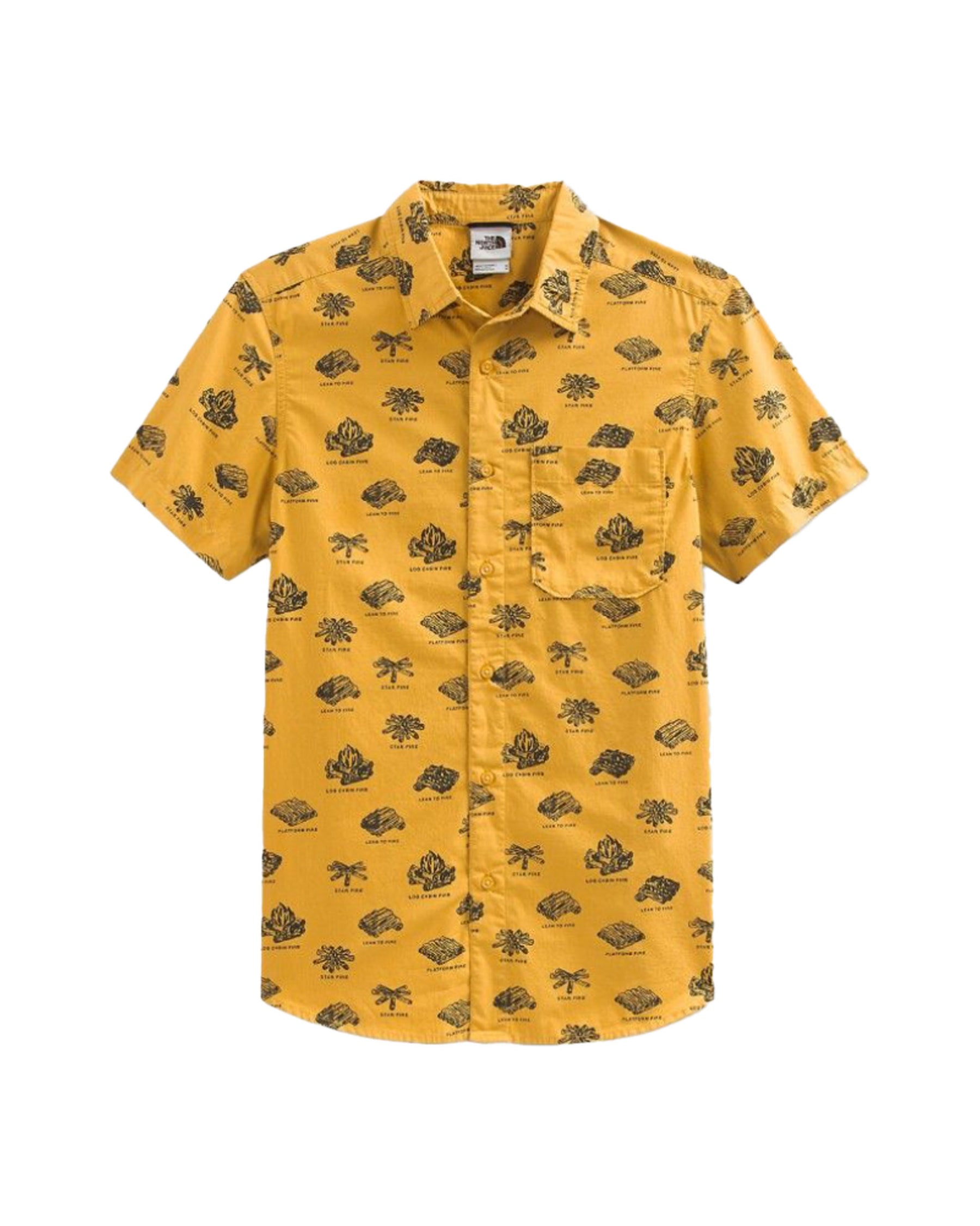 Man Shirts The North Face Baytrail Pattern Yellow