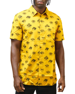 Man Shirts The North Face Baytrail Pattern Yellow