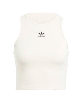 Canotta Donna Adidas Rib Tank Panna