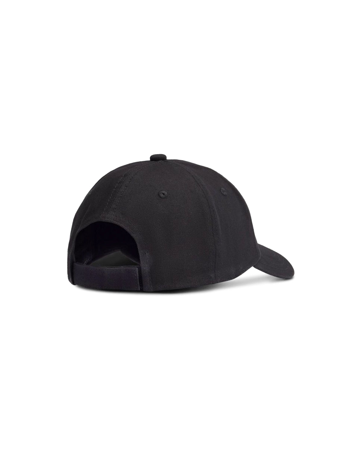 Curved Visor Hat Boss Basic Logo Black