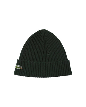 Beanie Hat Lacoste Dark Green