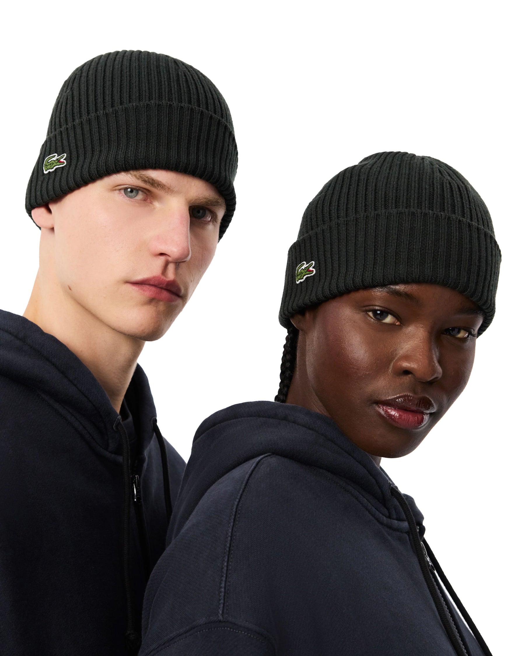 Beanie Hat Lacoste Dark Green