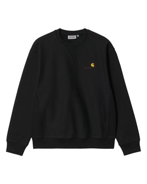 Carhartt Wip American Script Sweat Black