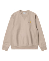 Carhartt Wip American Script Sweat Fleur De Sel