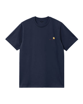 Carhartt Wip American Script Tee Air Force Blue