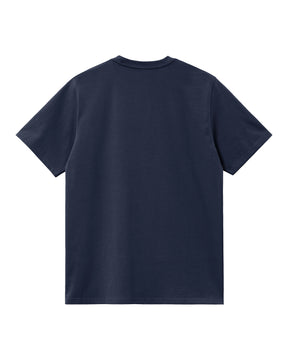 Carhartt Wip American Script Tee Air Force Blue