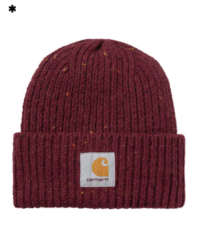 Carhartt Wip Anglistic Beanie Speckled Malbec