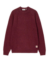 Carhartt Wip Anglistic Sweater Speckled Malbec