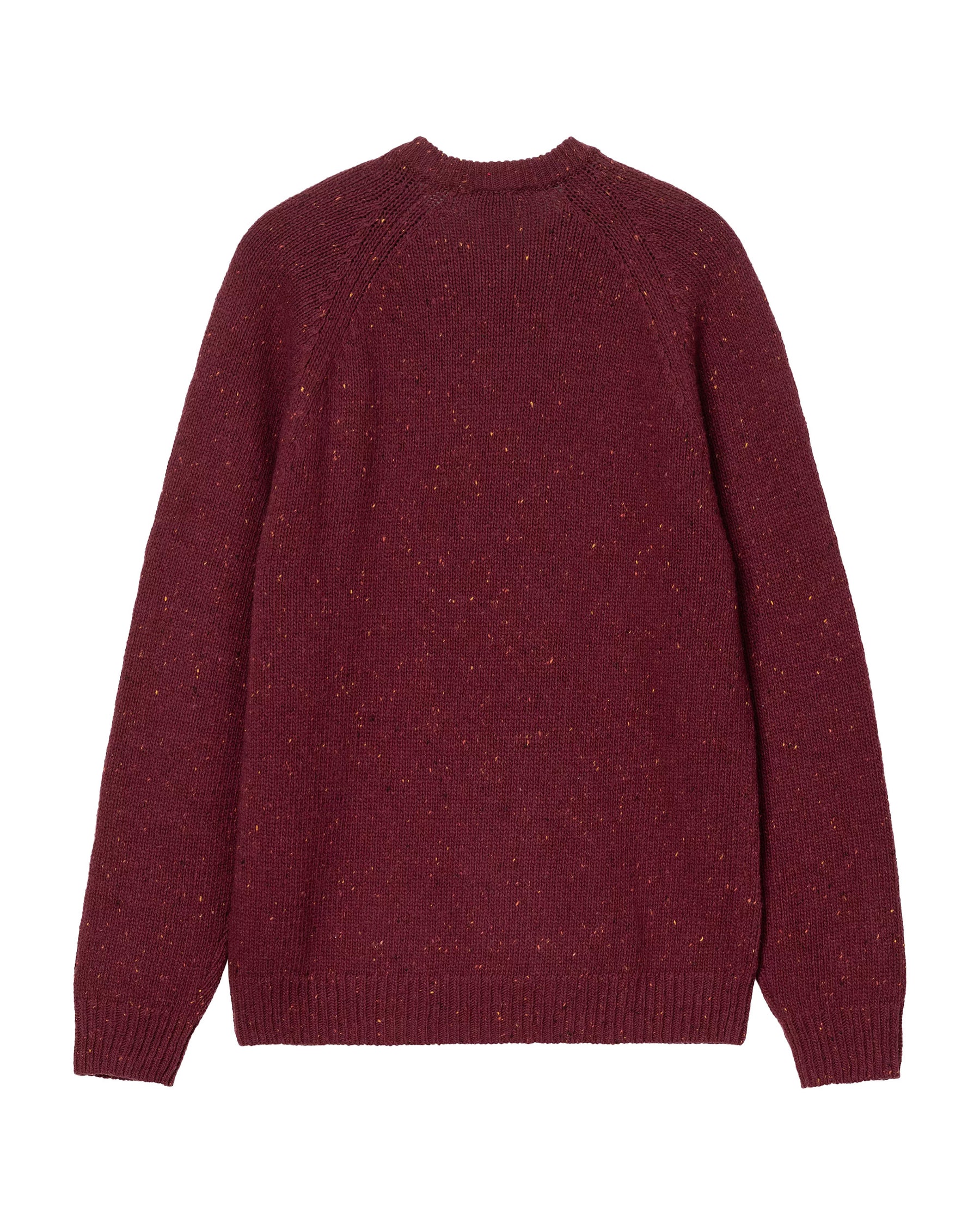 Carhartt Wip Anglistic Sweater Speckled Malbec