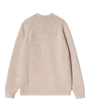 Carhartt Wip Anglistic Sweater Speckled Moonbeam