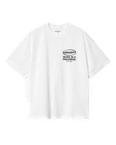 Carhartt Wip Body Of Work T-Shirt White-Black