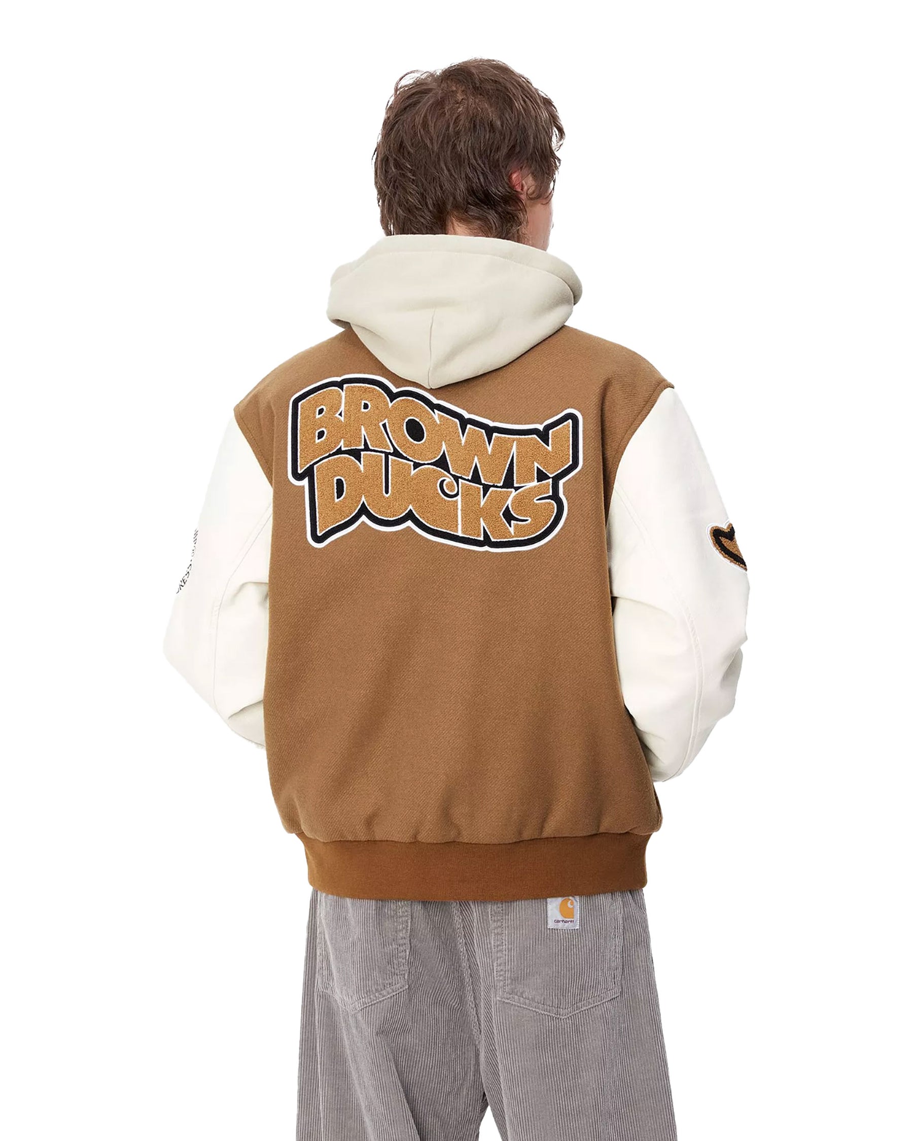 Carhartt Wip Brown Ducks Bomber Hamilton Brown-Wax