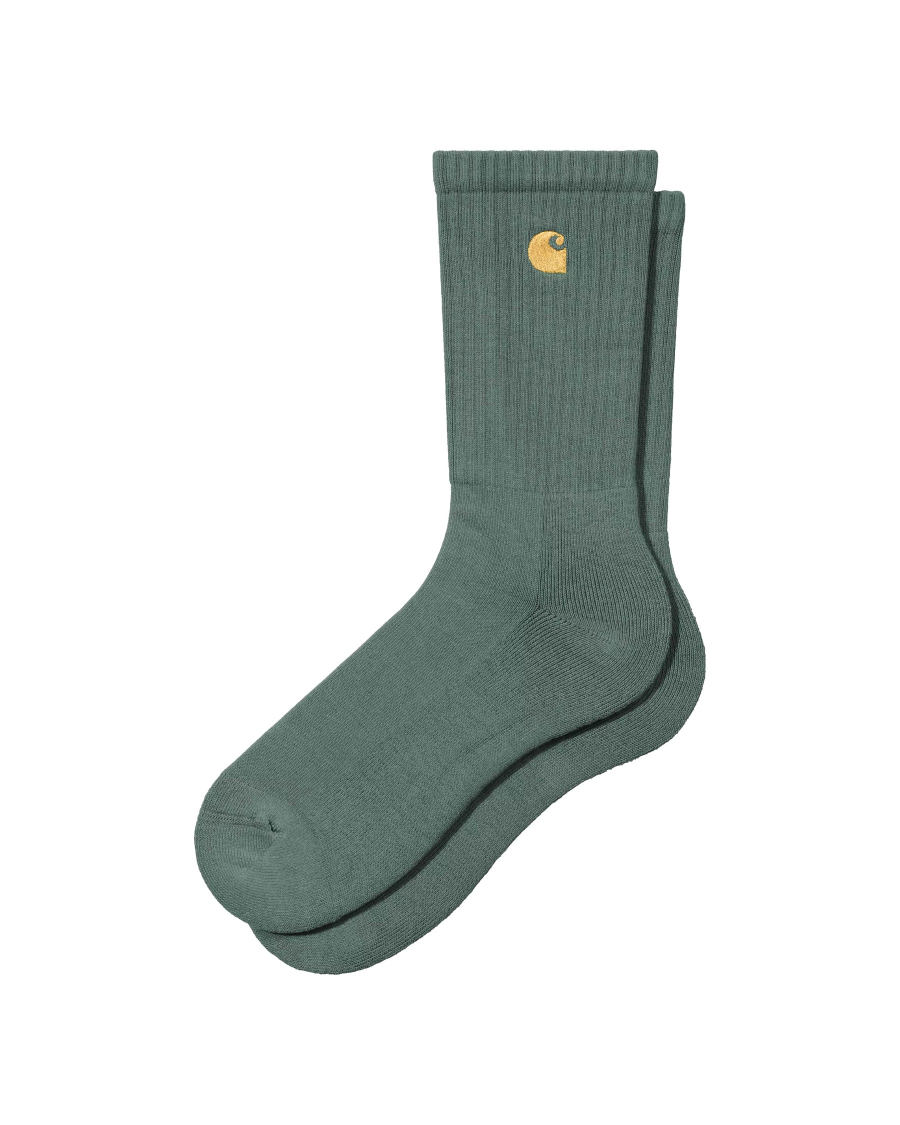 Carhartt Wip Chase Socks Silver Pine-Gold