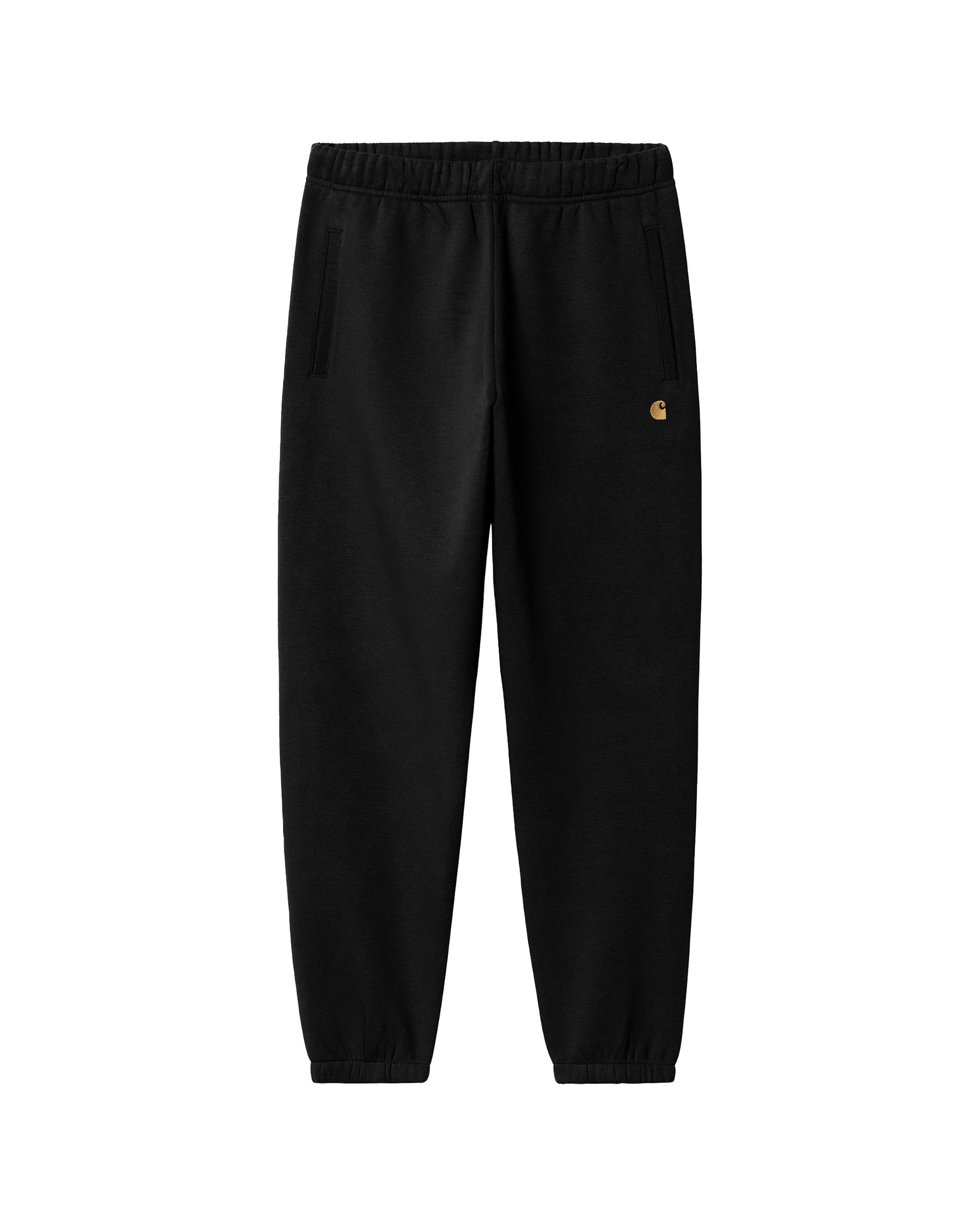 Carhartt Wip Chase Sweat Pant Black-Gold