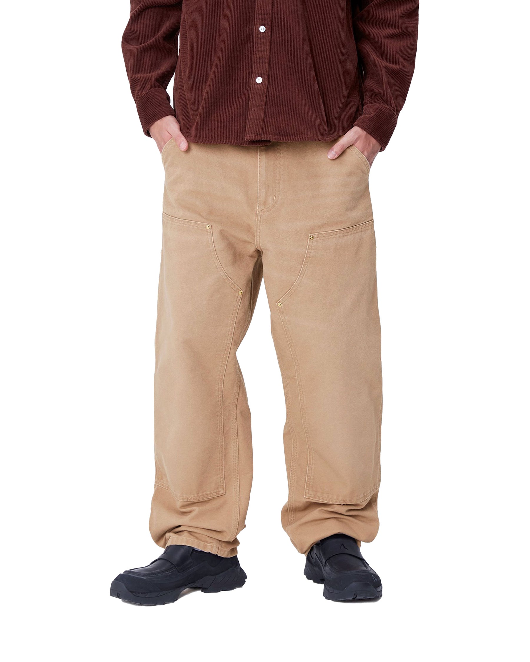 Carhartt Wip Double Knee Pant Peanut aged canvas