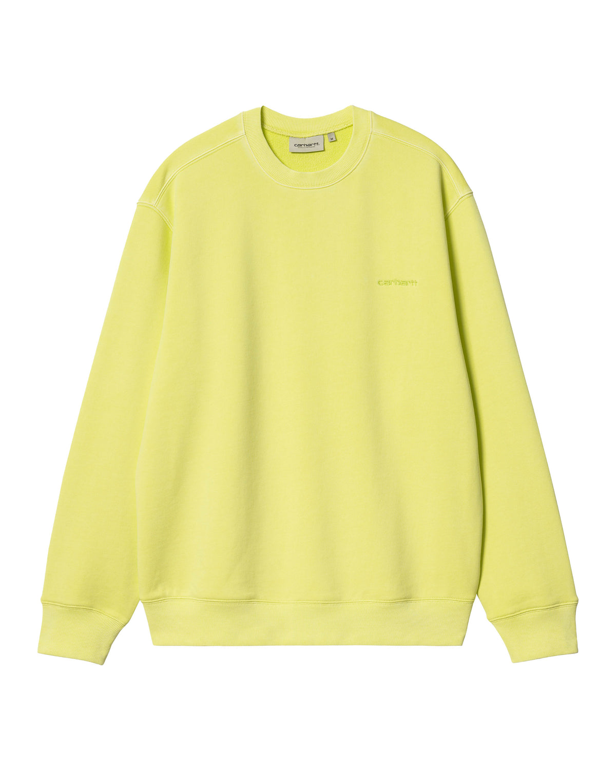 Carhartt Wip Duster Script Sweat Arctic Lime