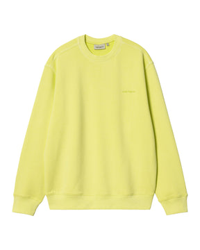 Carhartt Wip Duster Script Sweat Arctic Lime