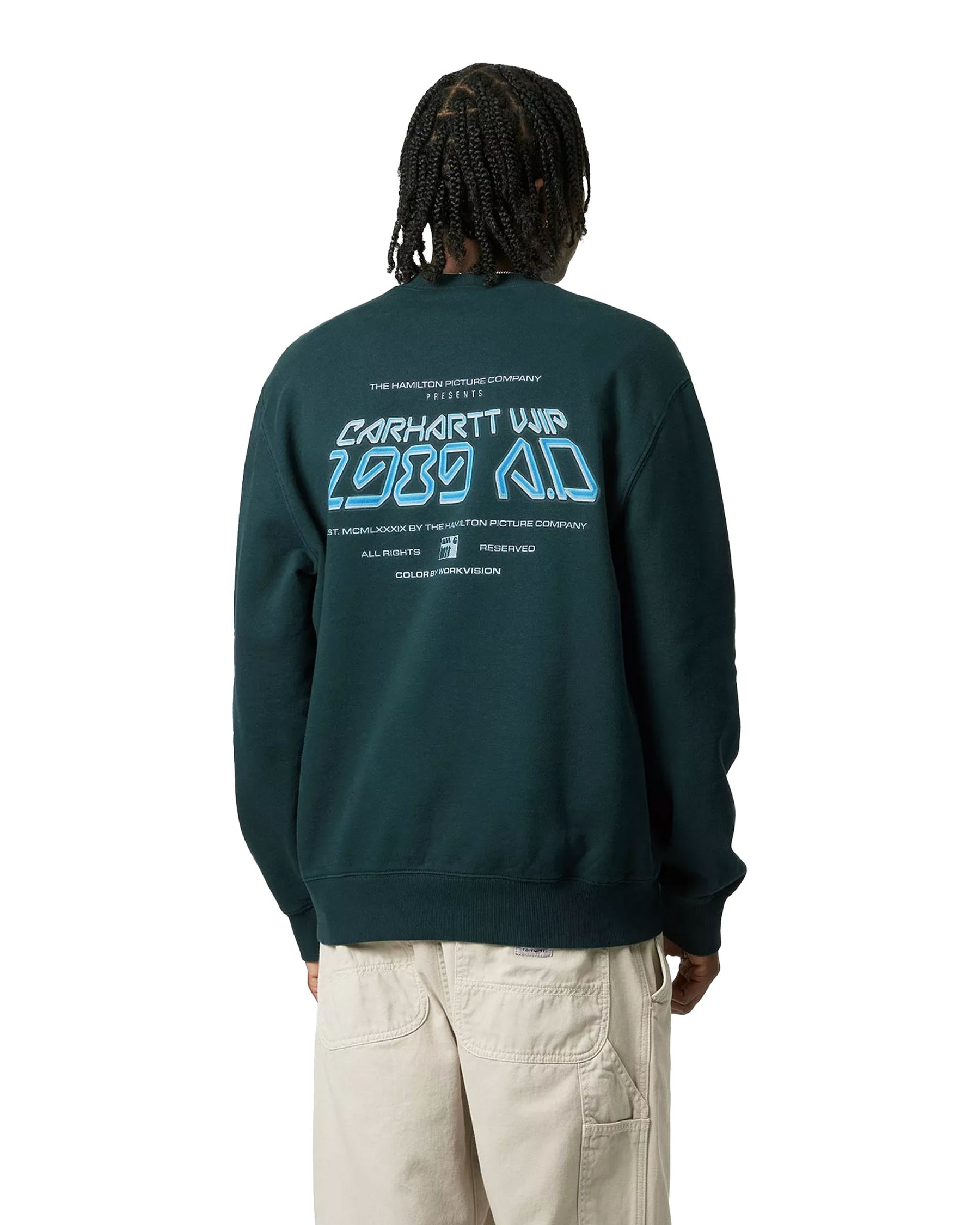 Carhartt Wip Greatest Flicks Sweat Deep Lagoon