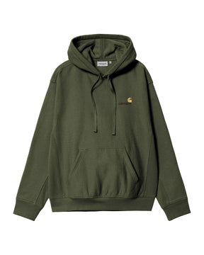 Carhartt Wip Hooded American Script Sweat Tarragon