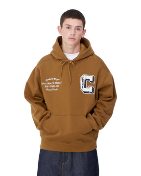 Carhartt Wip Hooded Brown Ducks Sweat Hamilton Brow