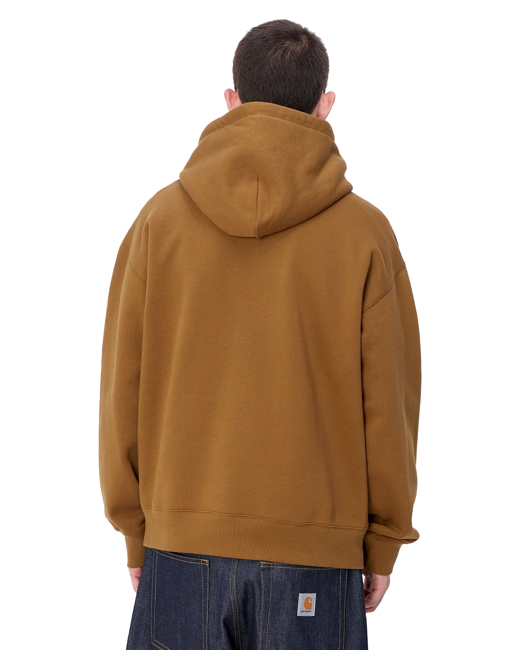 Carhartt Wip Hooded Brown Ducks Sweat Hamilton Brow