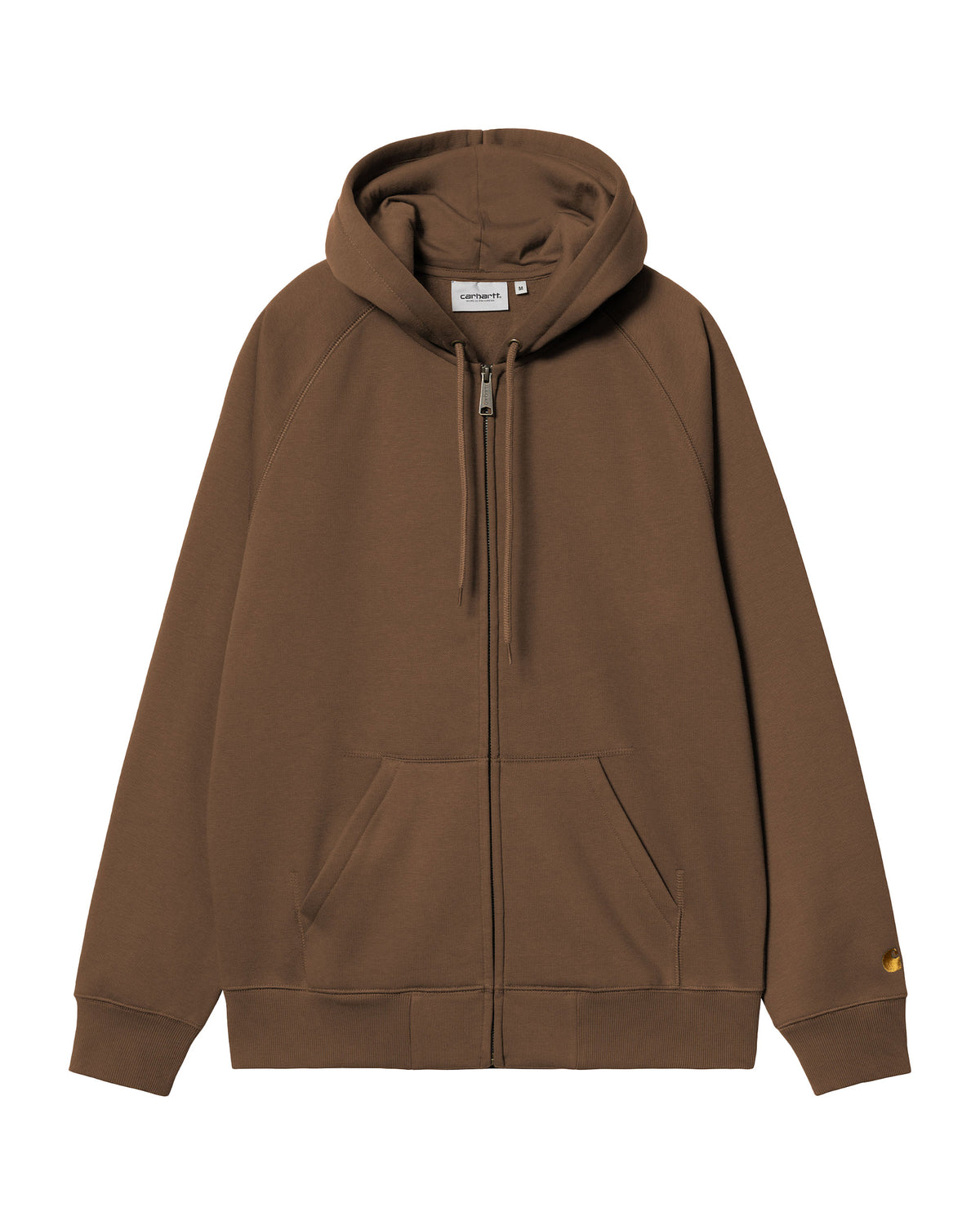 Carhartt Wip Hooded Chase Jacket Chocolate-Gold