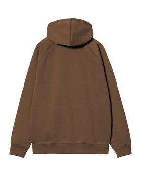 Carhartt Wip Hooded Chase Jacket Chocolate-Gold