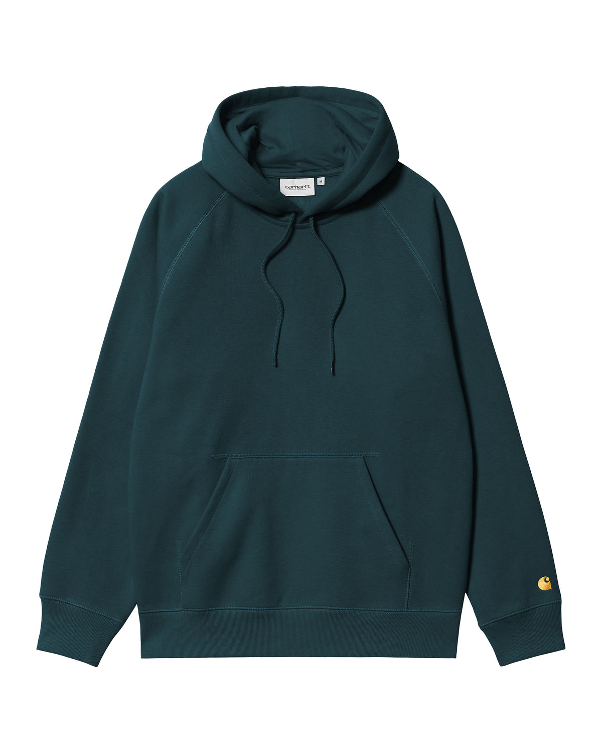 Carhartt Wip Hooded Chase Sweat Duck Blue-Gold